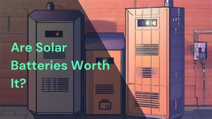 Are solar batteries worth it UK?