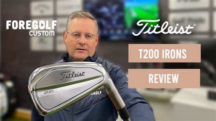 Are T200 irons blades?