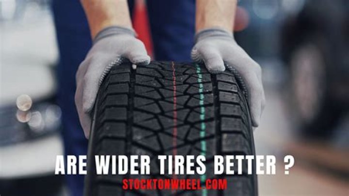 Are wider tires better in the snow?