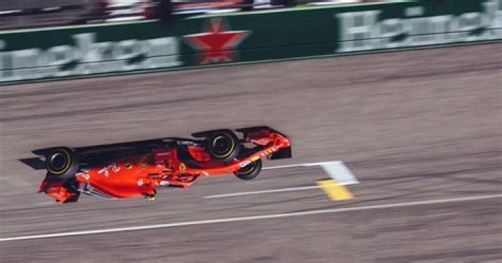 At what speed can an F1 car drive upside down?