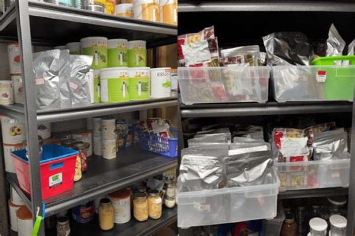Can I store freeze dried food in garage?