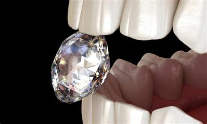 Can you break a diamond with your teeth?
