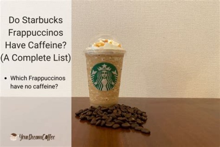 Do Frappuccinos help you stay awake?