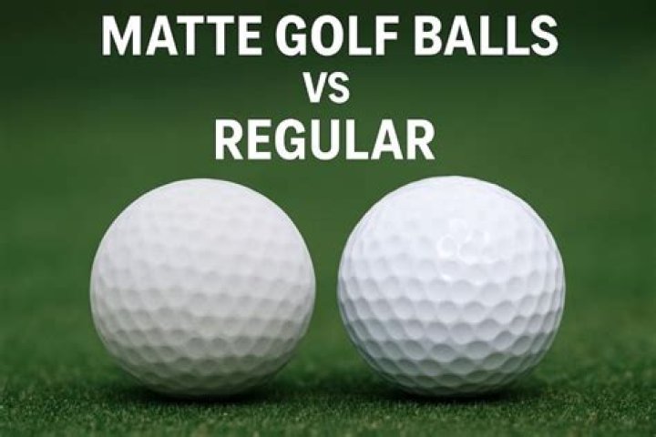 Do matte golf balls go further?