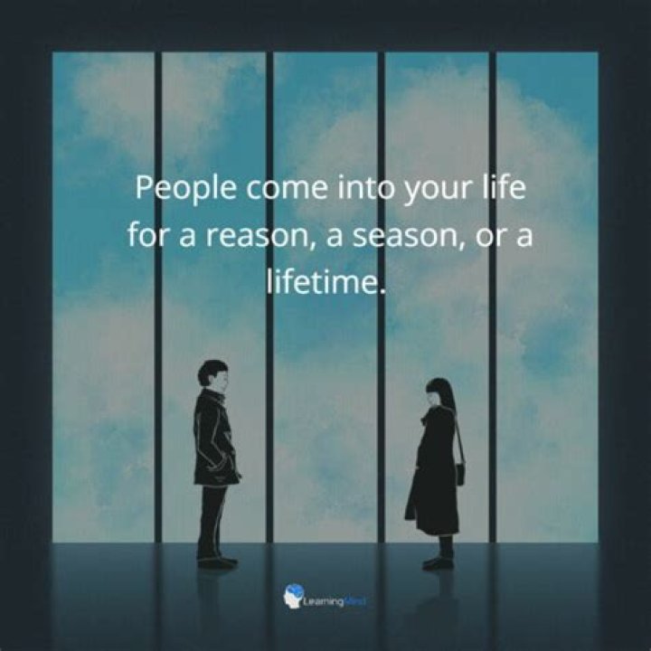 Do people come into your life for a reason?