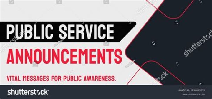 Do you have to pay for a public service announcement?