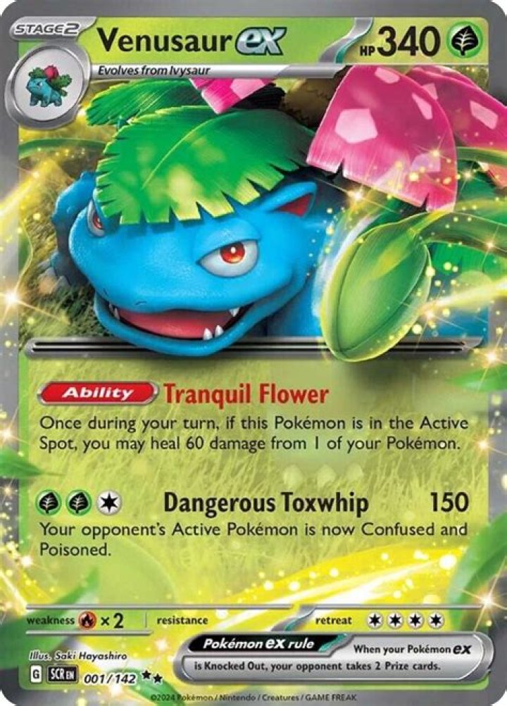 Does Ash have a venusaur?