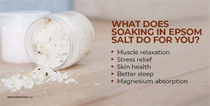 Does Epsom salt bath clean you?