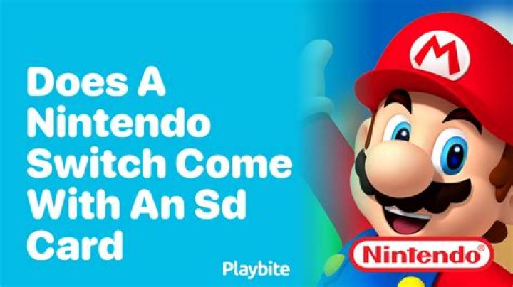 Does the Switch come with an SD card?