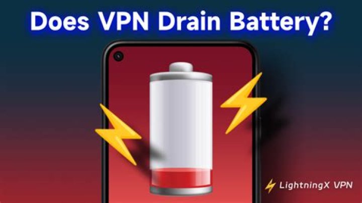 Does VPN drain battery?