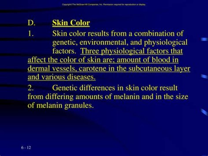 Does water affect skin Colour?