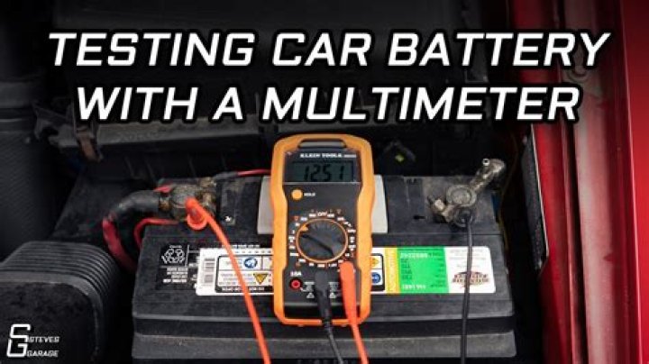 How can I check if my car battery is good?