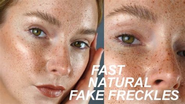 How do you get freckles without makeup?