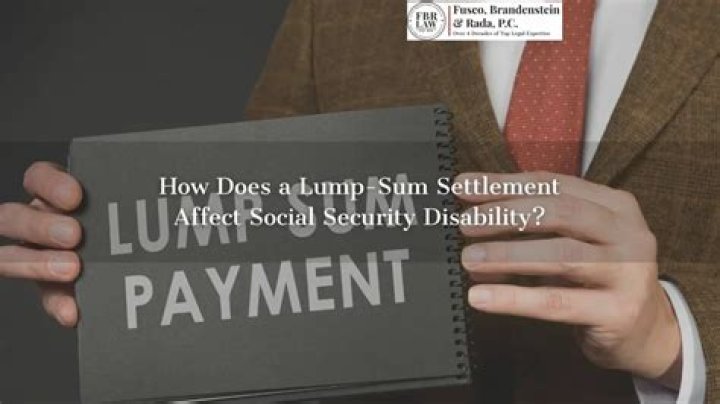 How do you negotiate a lump-sum settlement?