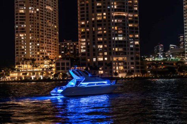How do you pass a boat at night?