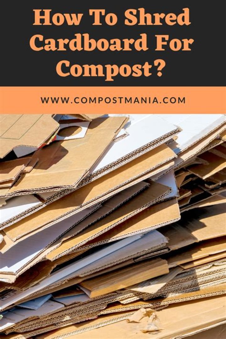 How do you shred cardboard for worm bedding?