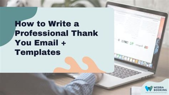 How do you write a professional thank you email?