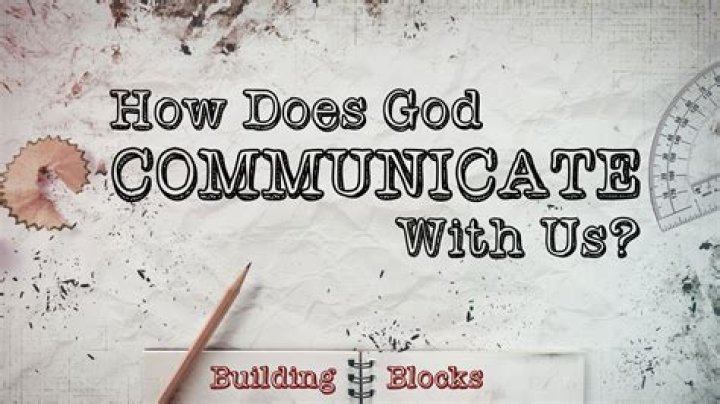 How does God want us to communicate?