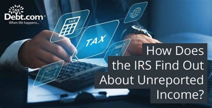 How does IRS find unreported income?