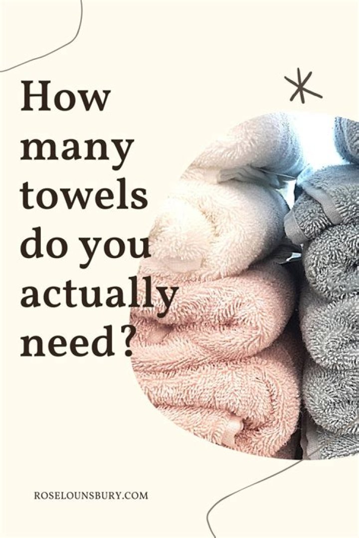 How many bath towels do you need?