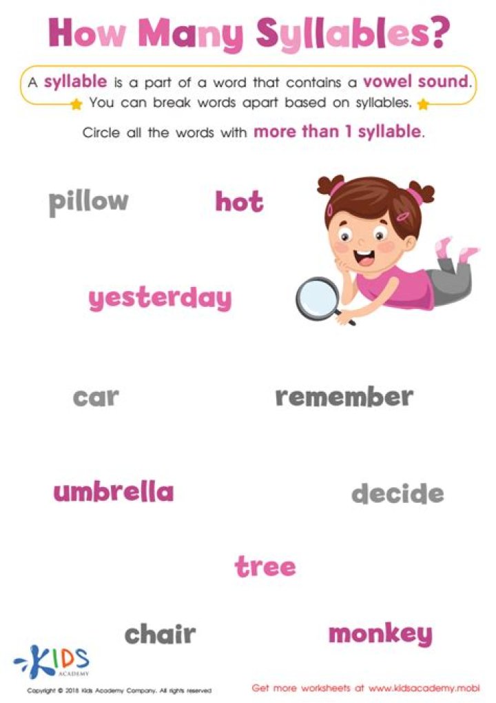 How many syllables does chasm have?