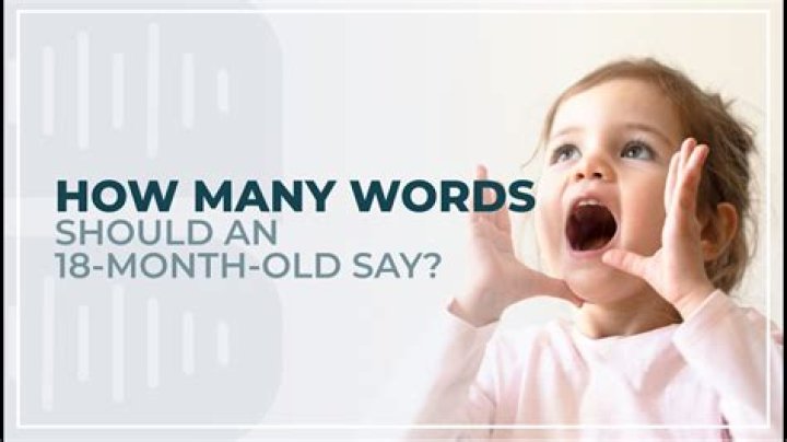 How many words should 16 months old say?