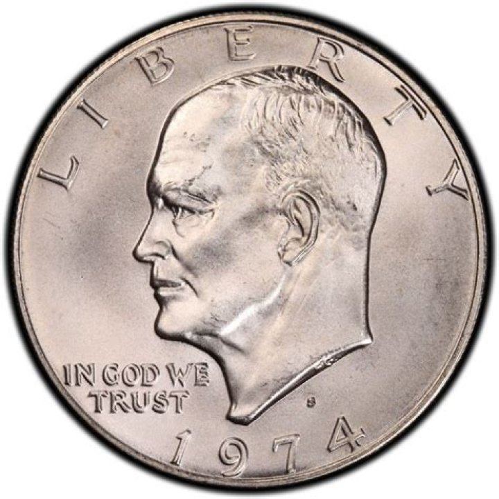 How much is a 1974 silver dollar worth?
