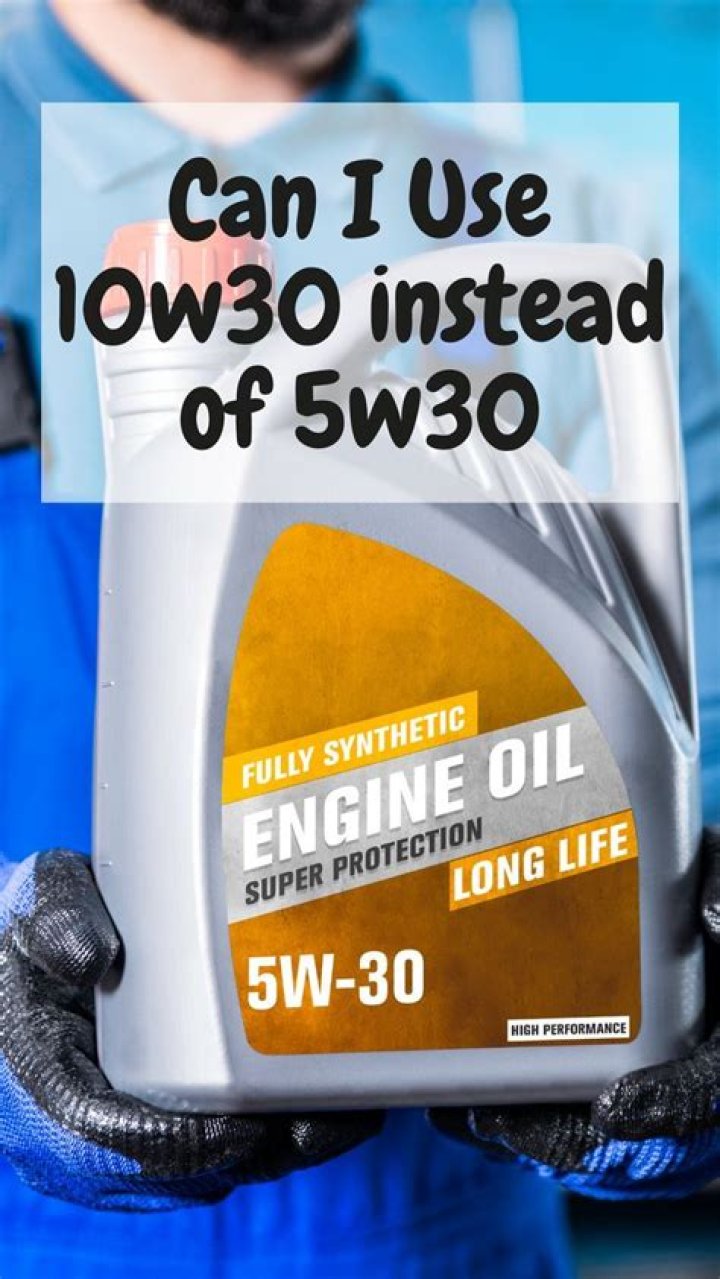 Is 10w30 thicker than 5w30?