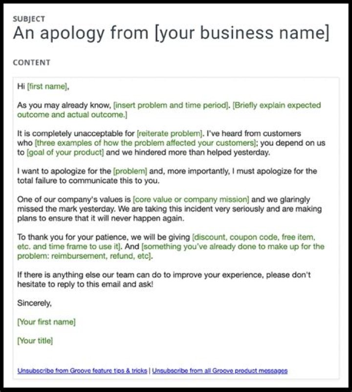 Is an apology by text OK?