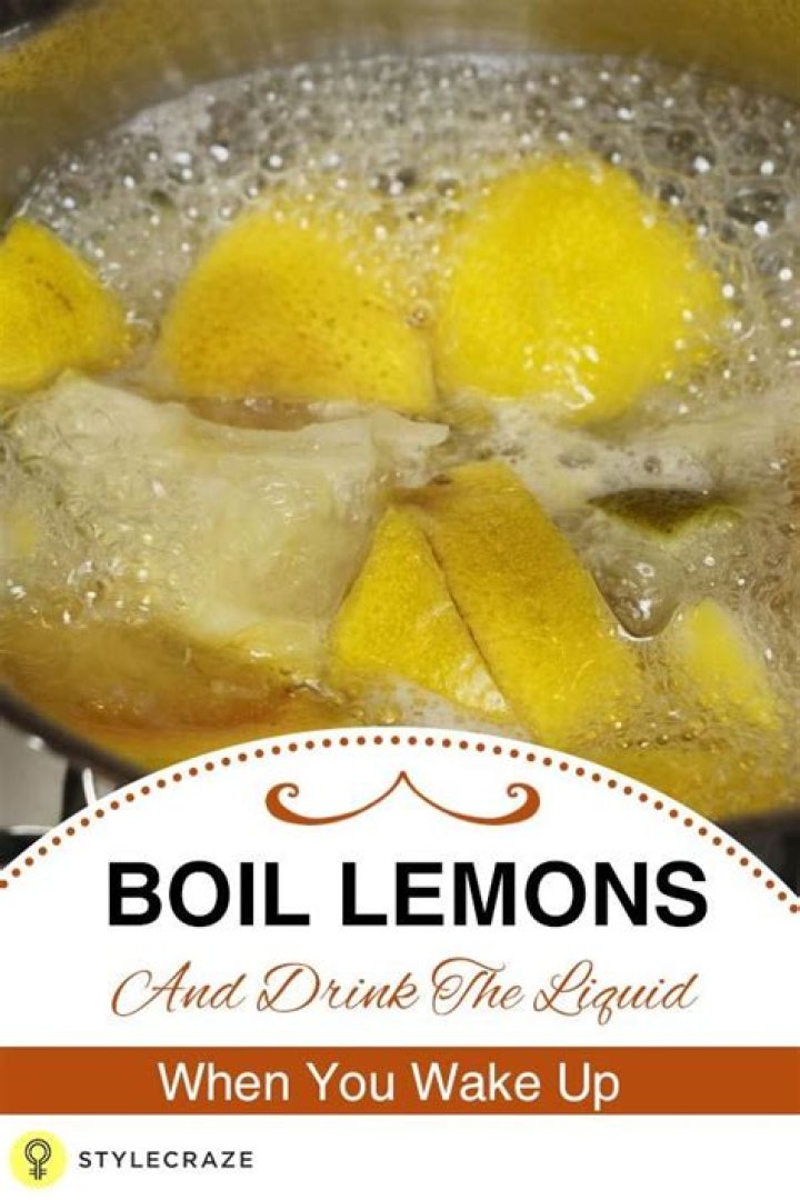 Is boiled lemon water good for you?