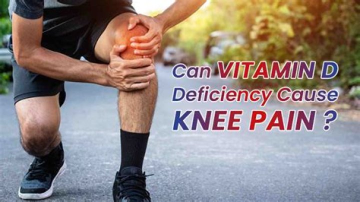 Is knee pain due to vitamin D deficiency?