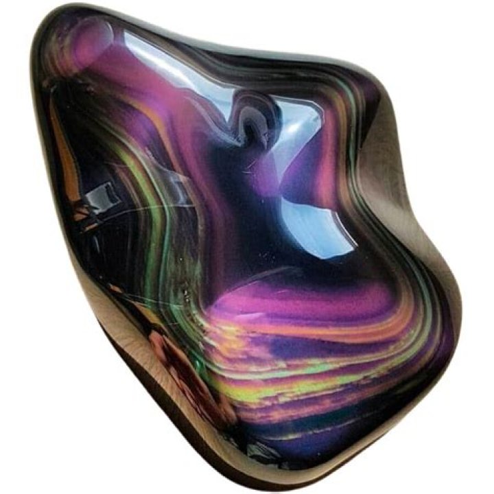 Is rainbow obsidian man-made?