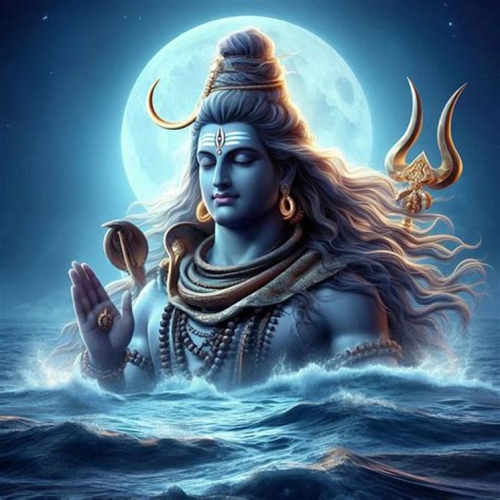 Is Shiva blue or white?