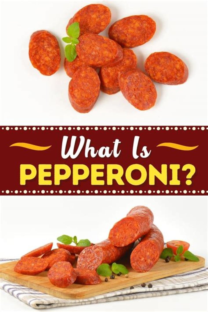 What animal is pepperoni?