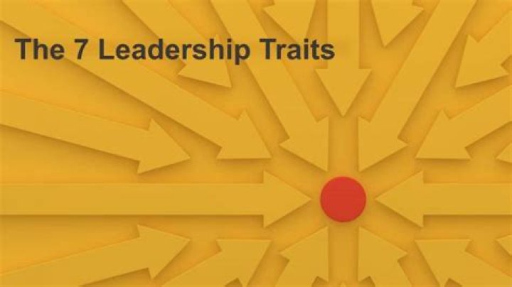 What are the 7 leadership traits?