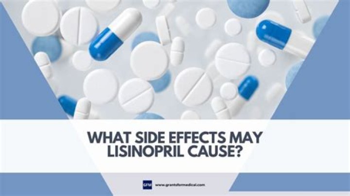 What are the serious side effects of lisinopril?