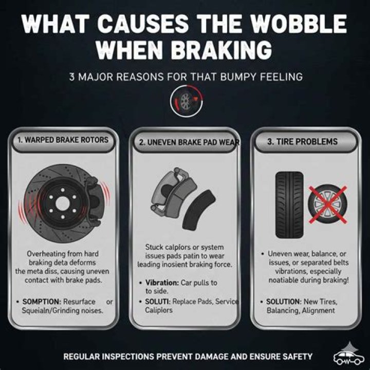 What causes brake wobble?