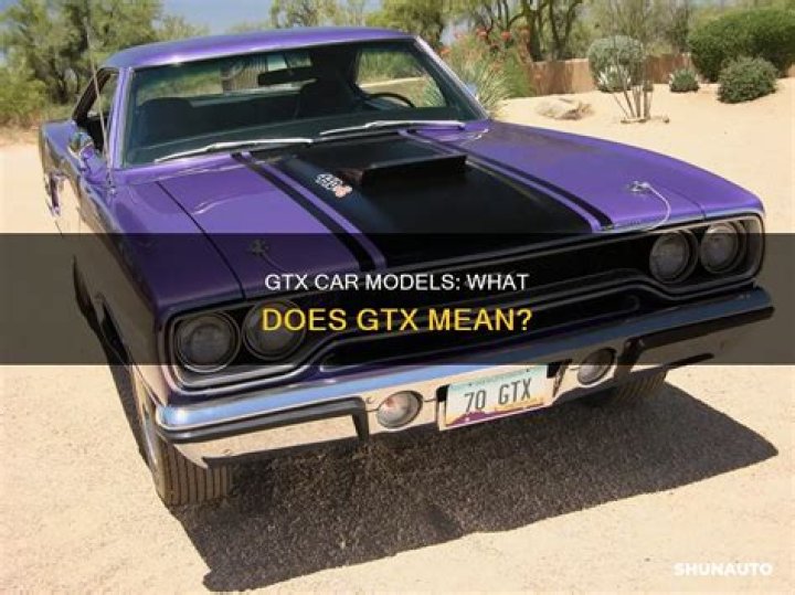 What does GTX stand for?