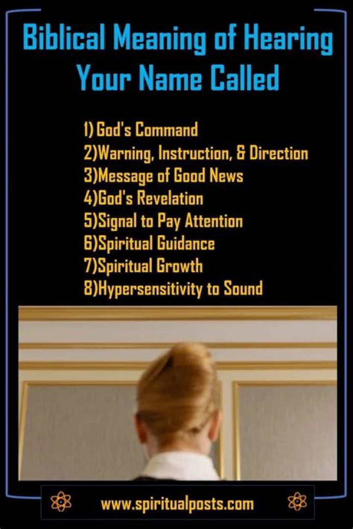 What does it mean when you wake up to someone calling your name?