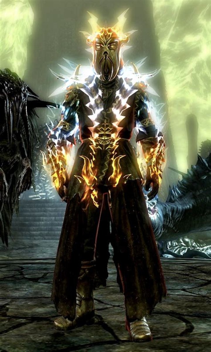 What does Miraak's armor do?