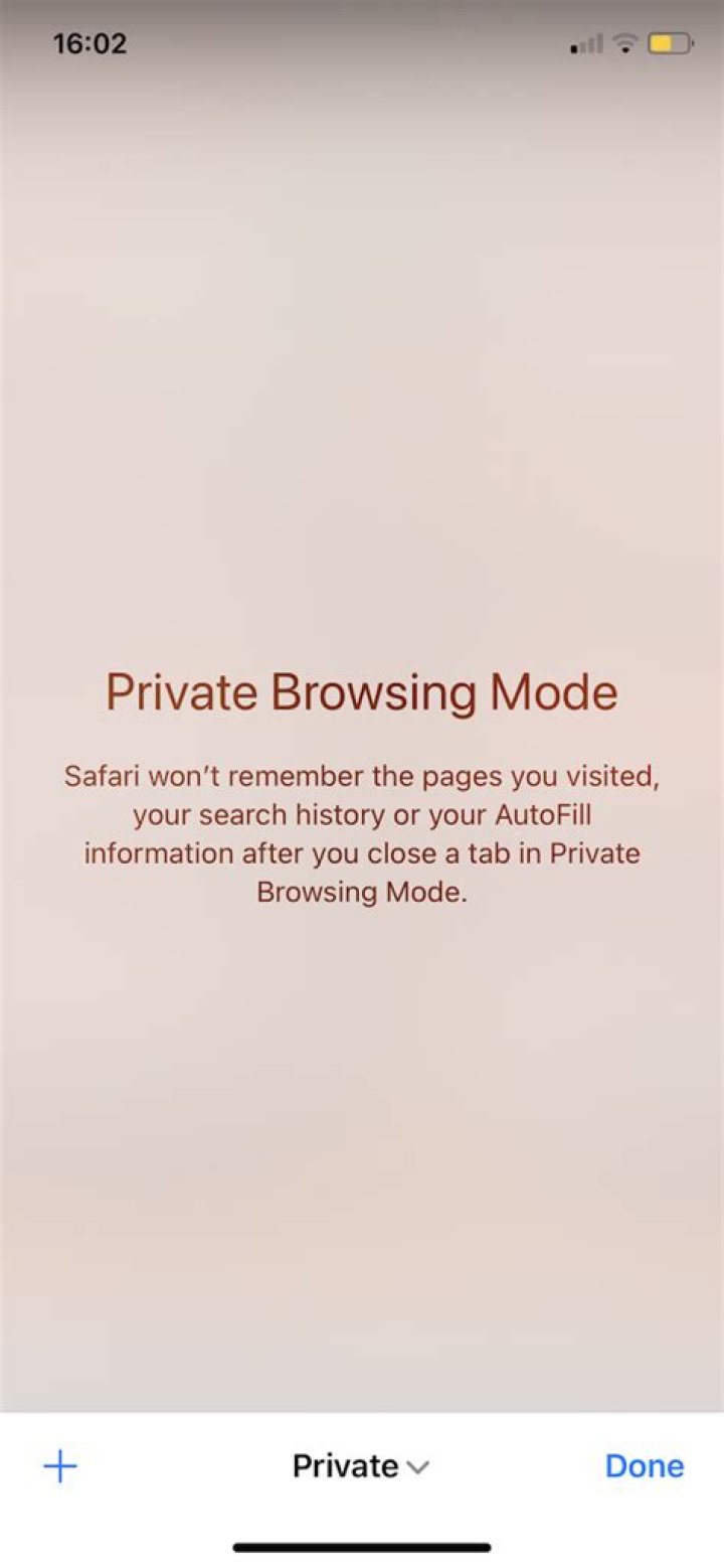 What does Safari private mode do?