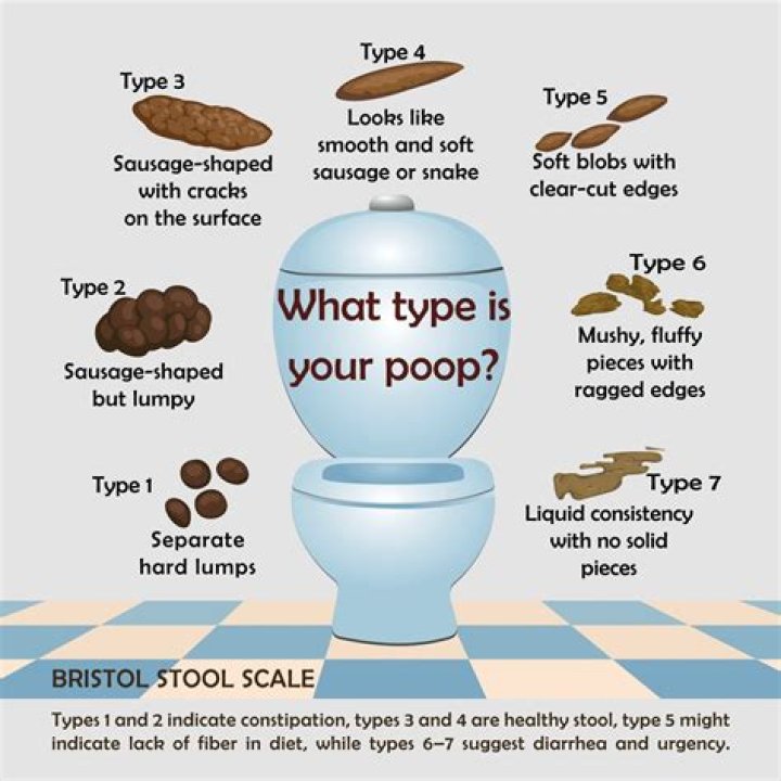 What does Type 7 poop mean?