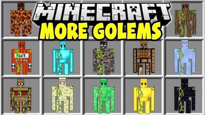 What Golems can you make in Minecraft?