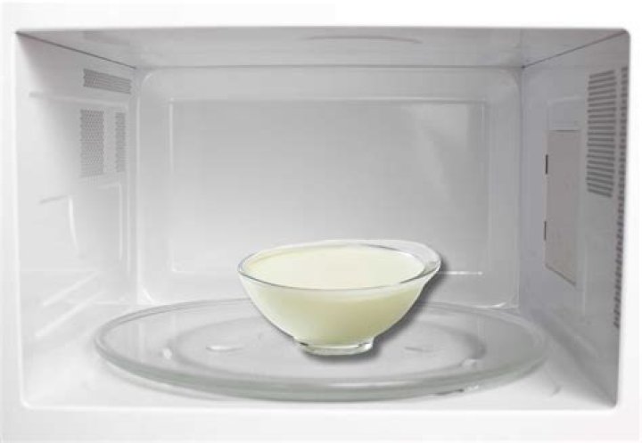 What happens if u put milk in the microwave?