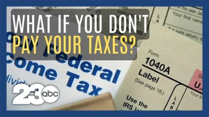 What happens if you don't pay taxes for 20 years?