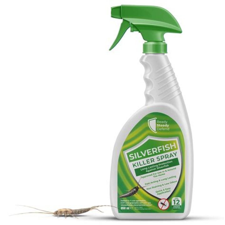 What is a good spray for silverfish?