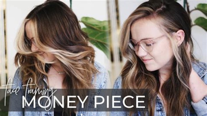 What is a money piece hair Colour?