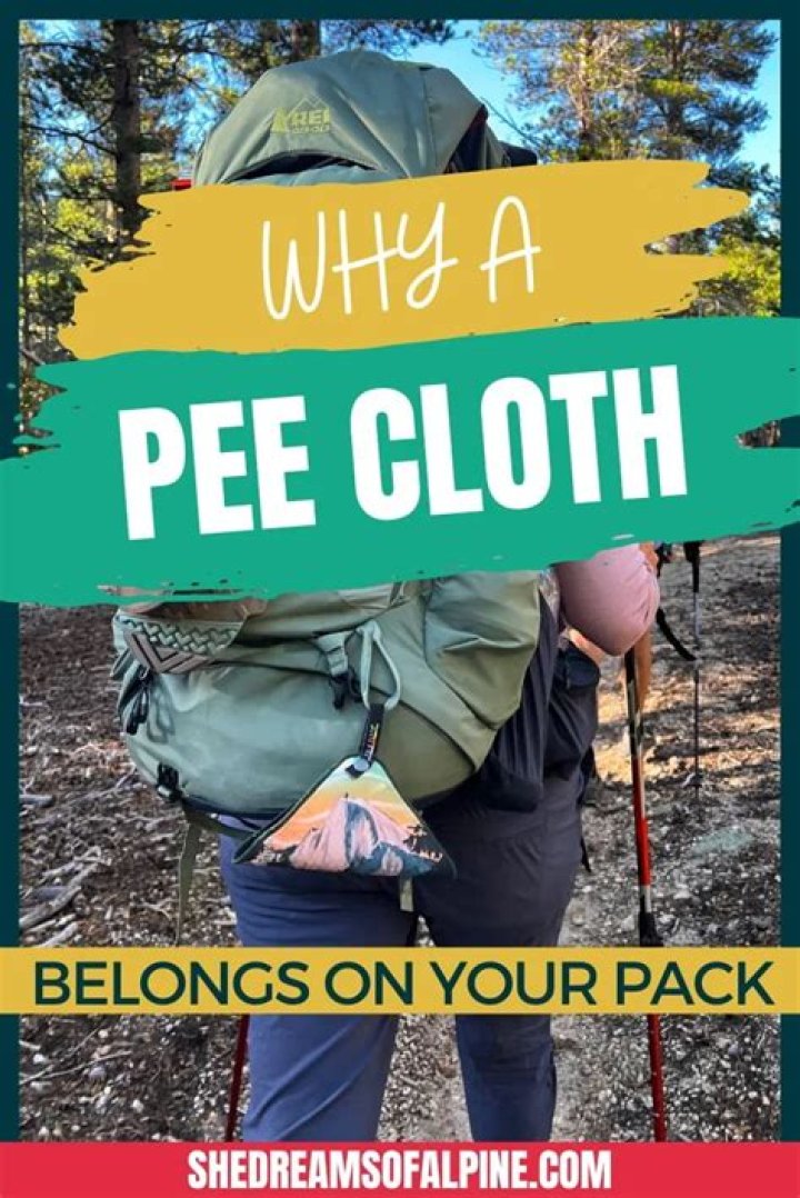 What is a reusable pee cloth?