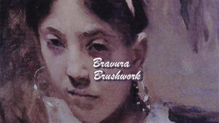 What is bravura brushwork?