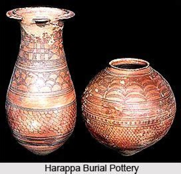 What is Harappan pottery?